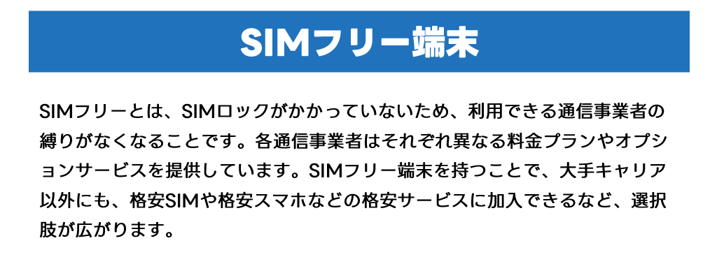 SIMフリー端末